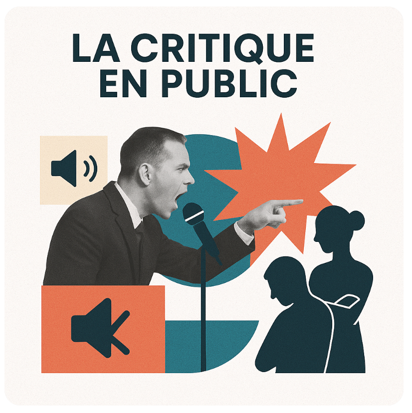 La critique en public